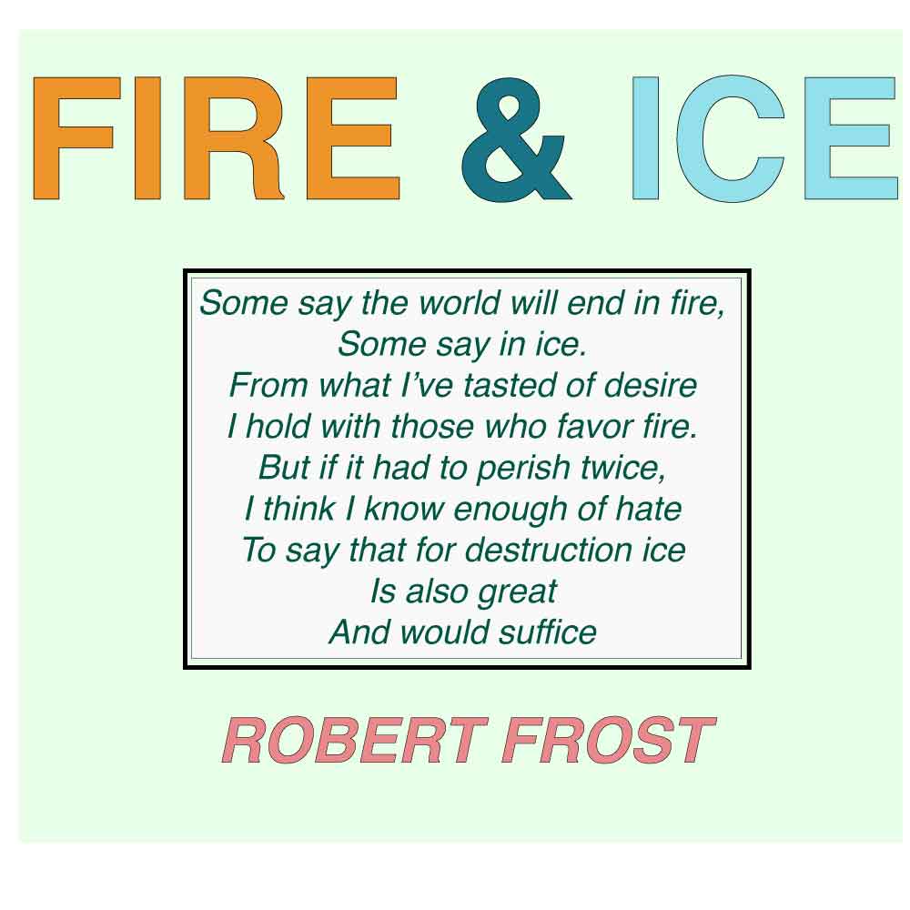 Fire and Ice poem