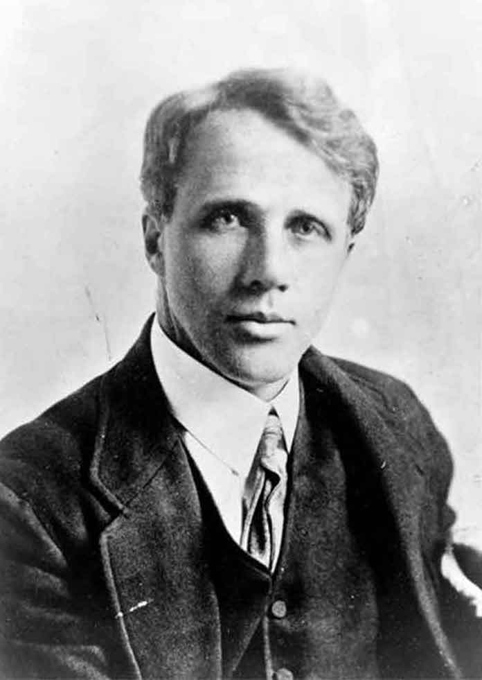 A portrait of Robert Frost