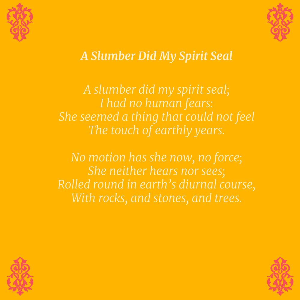 A-slumber-did-my-spirit-seal-poem