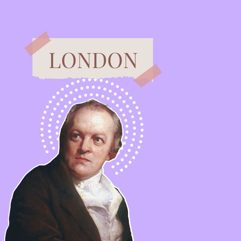 Cover image for London Poem featuring William Blake