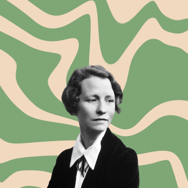 Cover Image featuring Edna St. Vincent Millay, poet of I, Being born a Woman and Distressed