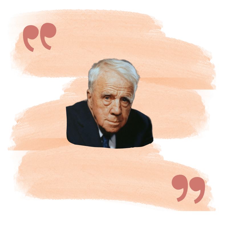 Robert Frost for the poem analysis of Acquainted with the night and summary of Fire and Ice
